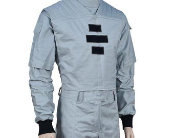 Handmade Mandalorian Inspired Flight Suit with Vest | Bounty Hunter Cosplay Costume