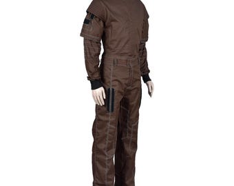 Traje de vuelo Din Djarin Beskar: disfraz de cosplay inspirado en el Mandaloriano