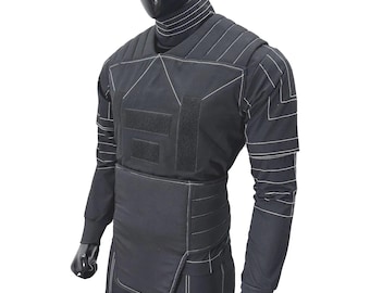 Din Djarin Mandalorian Cosplay Outfit | 4PC Bounty Hunter Flight Suit