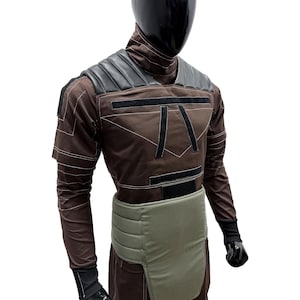 Cosplay mandaloriano de Din Djarin / Traje de cazarrecompensas de 4 piezas