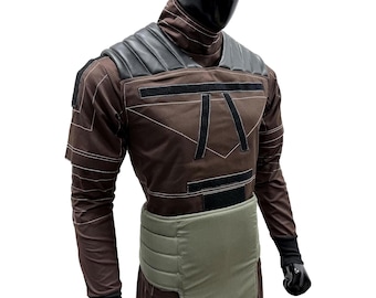 Cosplay mandaloriano de Din Djarin / Traje de cazarrecompensas de 4 piezas