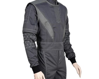 Traje de cazarrecompensas de Star Wars con chaleco, conjunto de disfraz de cosplay de 3 piezas