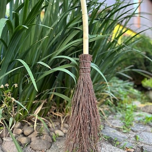 Natural Witch Broom, Halloween Pagan broom besom, Halloween Broom