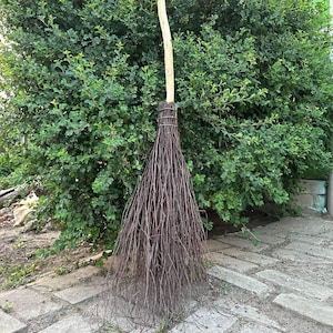 Natural Witch Broom, Halloween Pagan broom besom, Halloween Broom