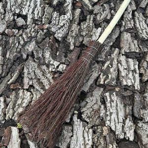 Natural Witch Broom, Halloween Pagan broom besom, Halloween Broom