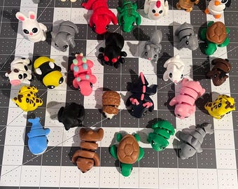 3D Printed Articulated Animal Figurines: Poseable Mini Companions