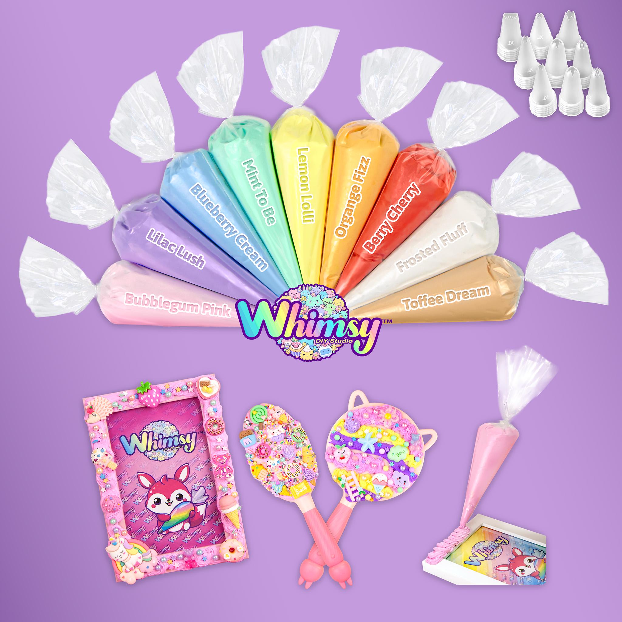 MOMOMI Decoden – Set Especial Con Cremas Sintéticas, Manga Pastelera Y 4 Boquillas Para Decorar Fundas Kawaii – Edad 6+
