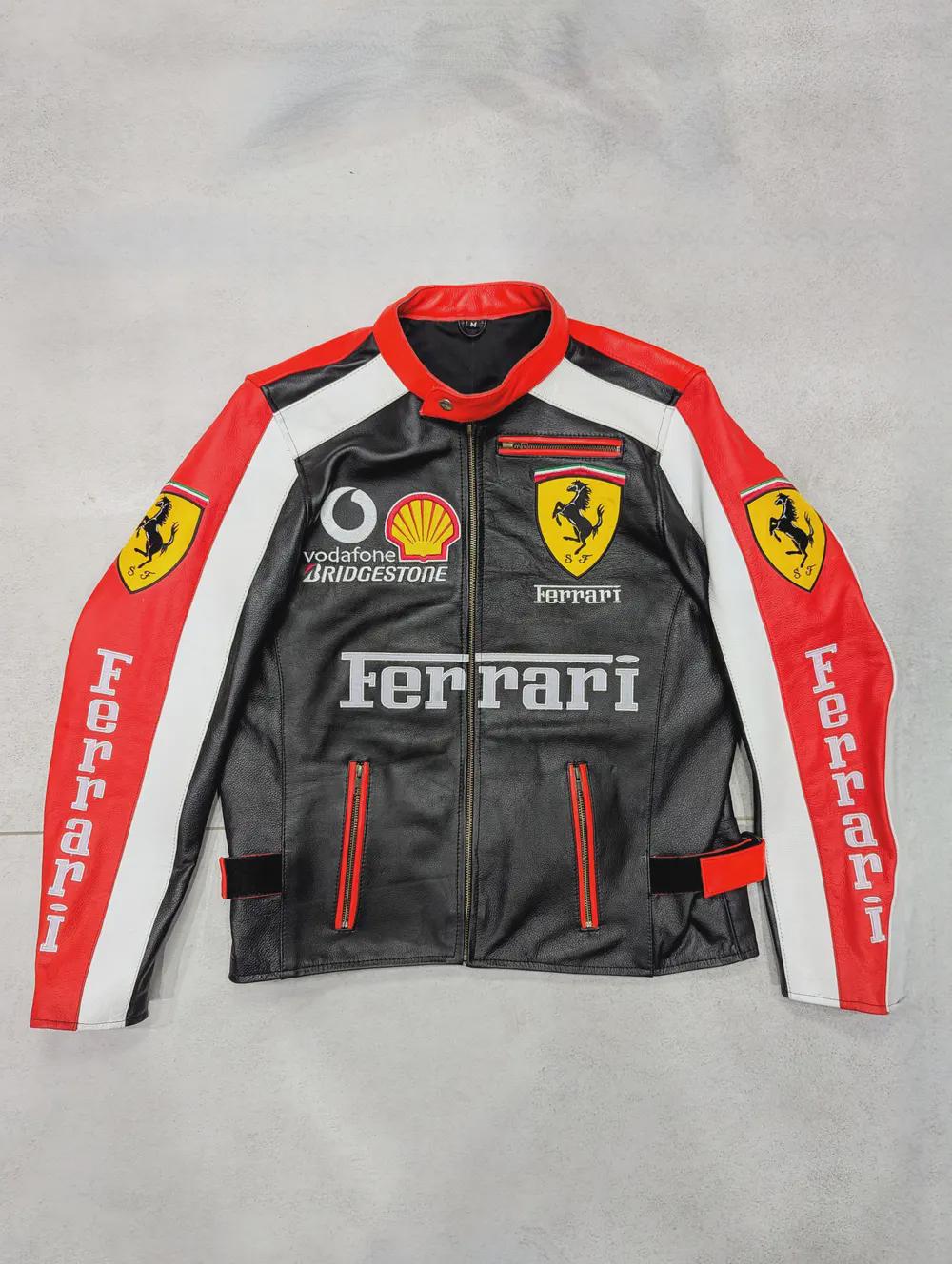 Leather ferrari jacket - Etsy 日本