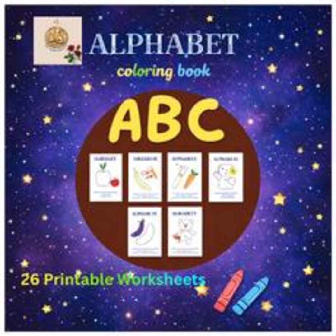 Alphabet Tracing and Coloring Worksheets Printable | Letters A - Z | 26 ...