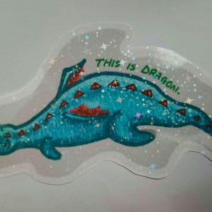 Handmade Dragon Sticker