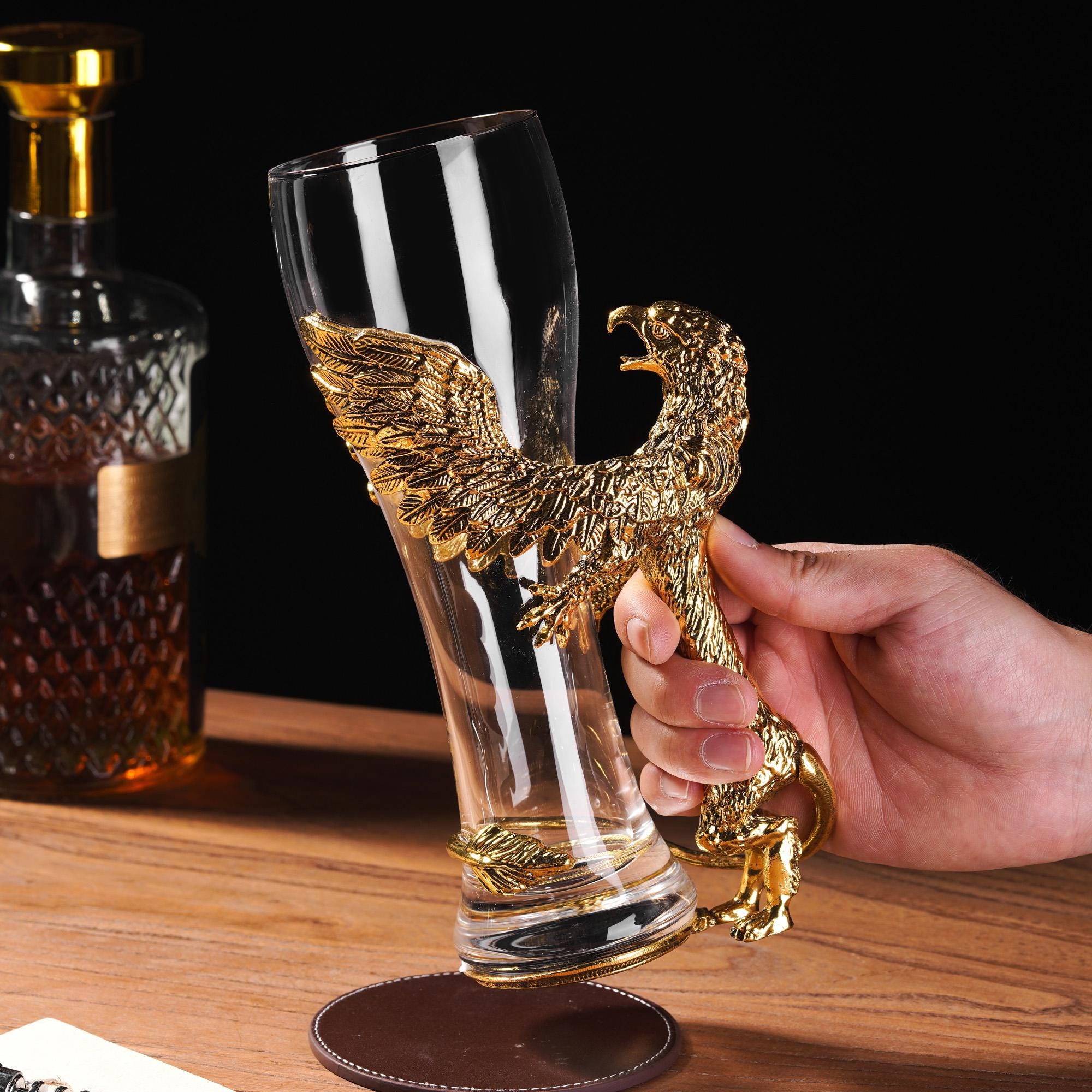 Vintage beer glass with handle - Etsy 日本