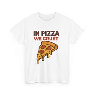 Camiseta engraçada de pizza: camiseta retrô com humor culinário, presente para quem ama pizza