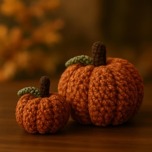 Easy Crochet Pumpkin Pattern PDF | Beginner-Friendly Fall Amigurumi | TinyTailCrochet Digital Download