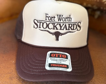 Limited Edition Sahara Fort Worth Stockyards Foam Trucker Hat