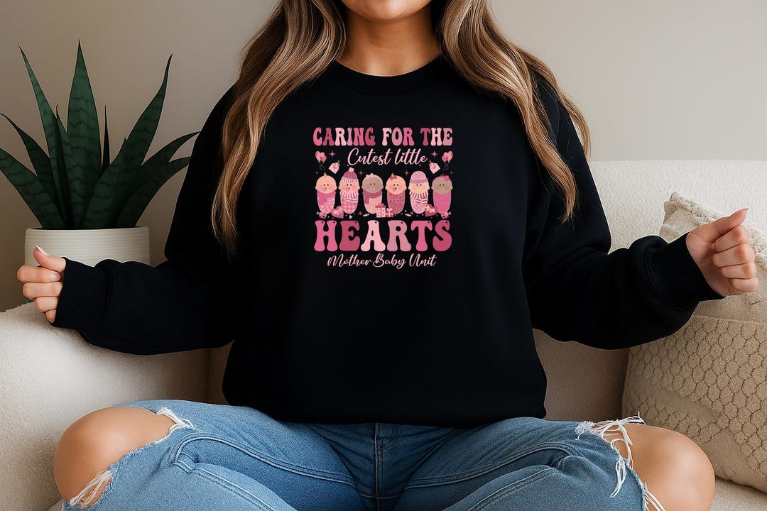 Caring for the Cutest Little Hearts PNG | Mother Baby Unit Sublimation ...