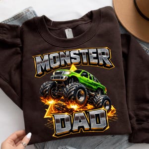 Monster Truck Dad Png, Monster Truck Daddy png, Dad Truck png, Monster Jam Dad png, Truck Dad Png, Fathers Day Png, Fathers Day Gift