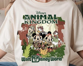 Comfort Colors® Disney Animal Kingdom Shirt, Disney Shirt, Vintage Animal Kingdom, Disney Safari Family Shirt, Disney Mickey Safari T-shirts