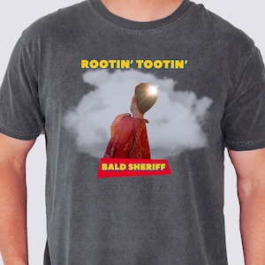 Toy Story Woody T-Shirt, Rootin Tootin Bald Sheriff Toy Story T-shirt, Woody Adventure Trip Shirt, Comfort Colors®,Disneyland Vacation Shirt image 1