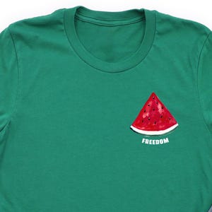 Freedom Watermelon Shirt, Protest for Gaza Tee, Free Palestine Solidarity Shirt, Human Rights Support Shirt, Comfort Colors®, Palestine Tees