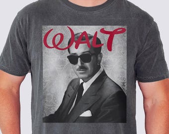 Retro Walt Disney Shirt, Disney Mens Shirt, Disneyland Shirt, Magic Kingdom Tees, Happiest Place On Earth, Disney Fan Gifts, Comfort Colors®