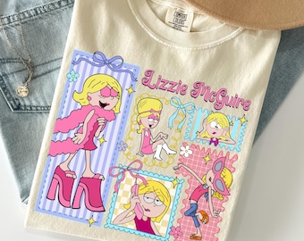 Retro Lizzie Mcguire Shirt, Disney Lizzie Mcguire Birthday Girl Tee, Funny Disney Lizzie Mcguire Tee, Disneyland Trip Outfit,Comfort Colors®