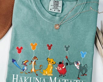 Comfort Colors® Disney Hakuna Matata Shirt, Animal Kingdom Shirt, Disney Lion King T-shirt, Timon Shirt, Disney Safari Shirt, Pumbaa T-shirt