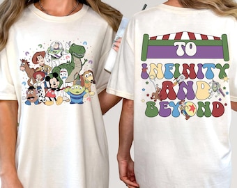 To Infinity and Beyond Shirt, Comfort Colors® Toy Story Characters Tee, Toy Story TShirt, Toy Story Birthday Gift, Toy Story Land Sweatshirt