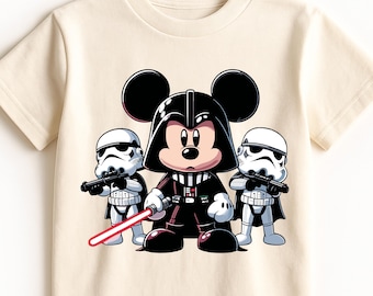 Star Wars Mickey T-shirt, Boys Disney Shirt, Disney Family Shirts, Disney Toddler Shirt, Star Wars Mens Shirts, Family Trip, Comfort Colors®