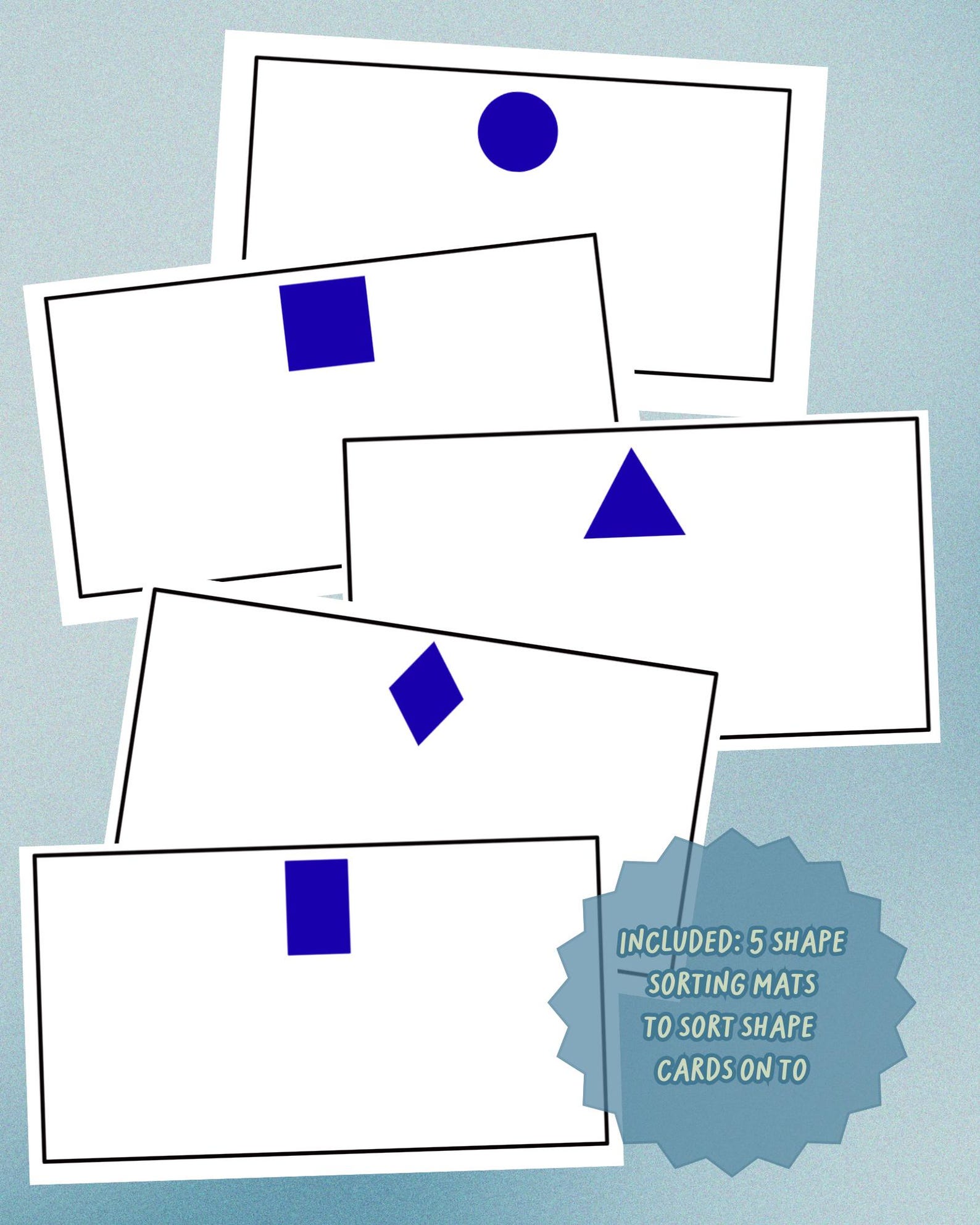 Shape Sorting Activity: Preschool Classroom or ABA Therapy Printable ...