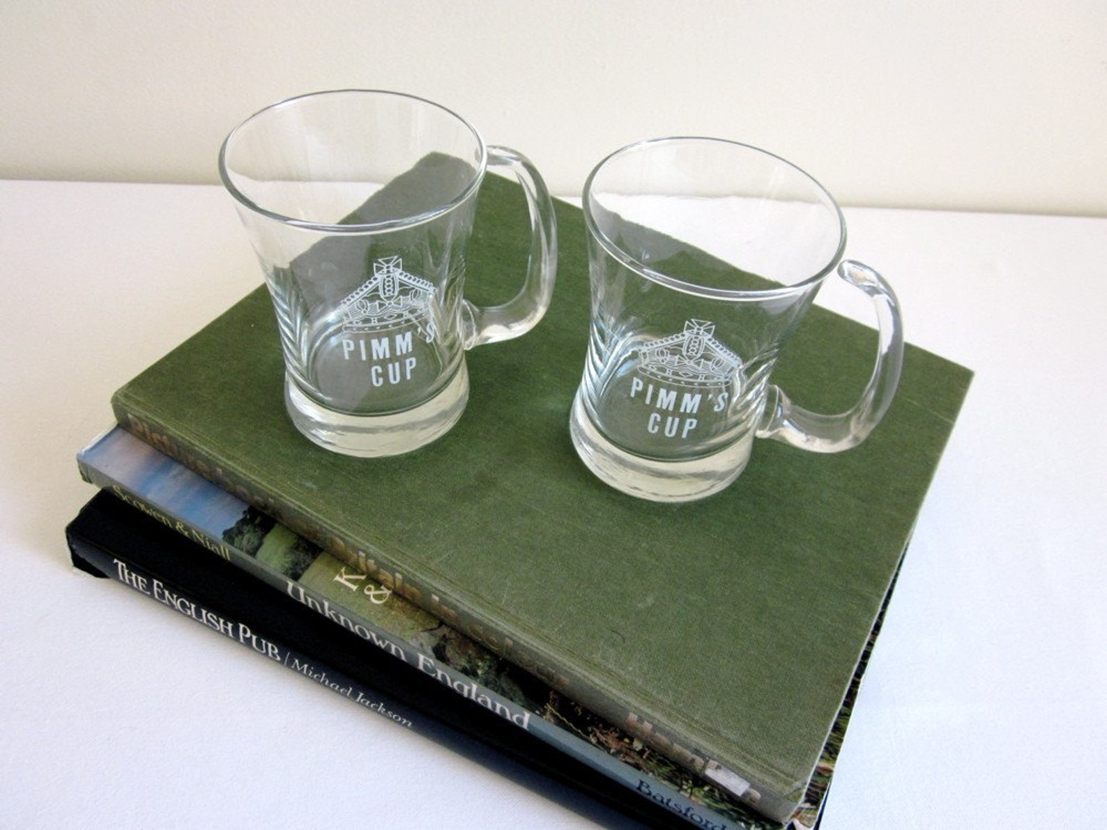 Vintage Pimm's Cup Drinking Glasses Etsy