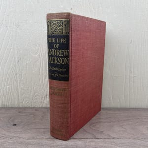 Das Leben des ANDREW JACKSON von Marquis James 1938 Illustriert 1st Edition HB