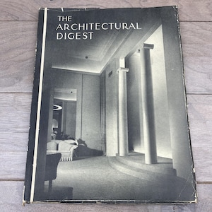 The Architectural Digest Volume XI, Number 1 vtg mag 1945 Mid Century Modern