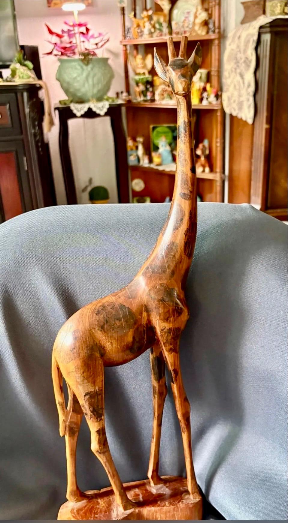 Vintage Wooden African Animals - Etsy