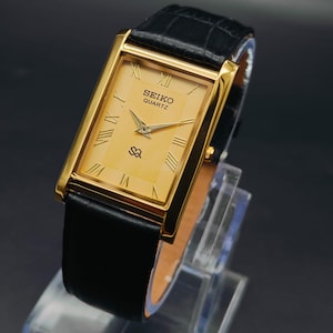 ヴィンテージ SEIKOドルチェ 彫刻ケース 9641-5000 ツインクオーツ