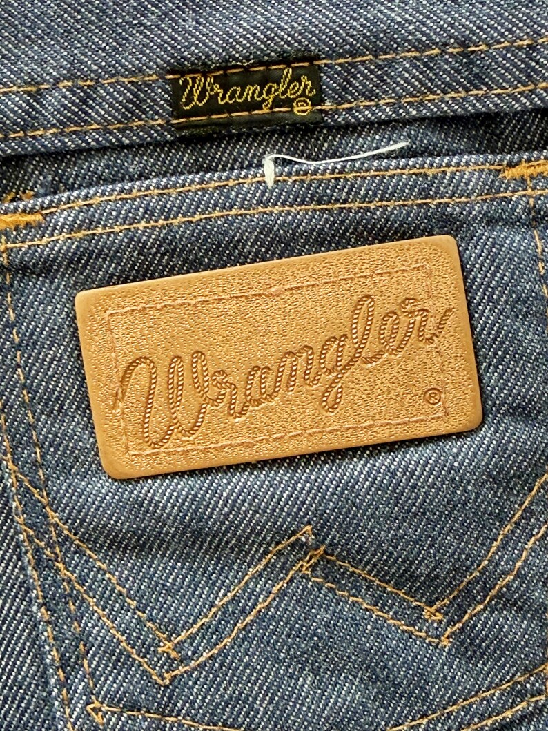 12-miesięczne jeansy Vintage Wrangler zdjęcie 3