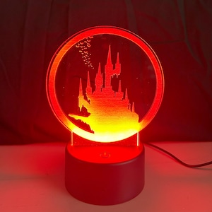 Castlevania Dracula&#39;s Castle LED Desk Light