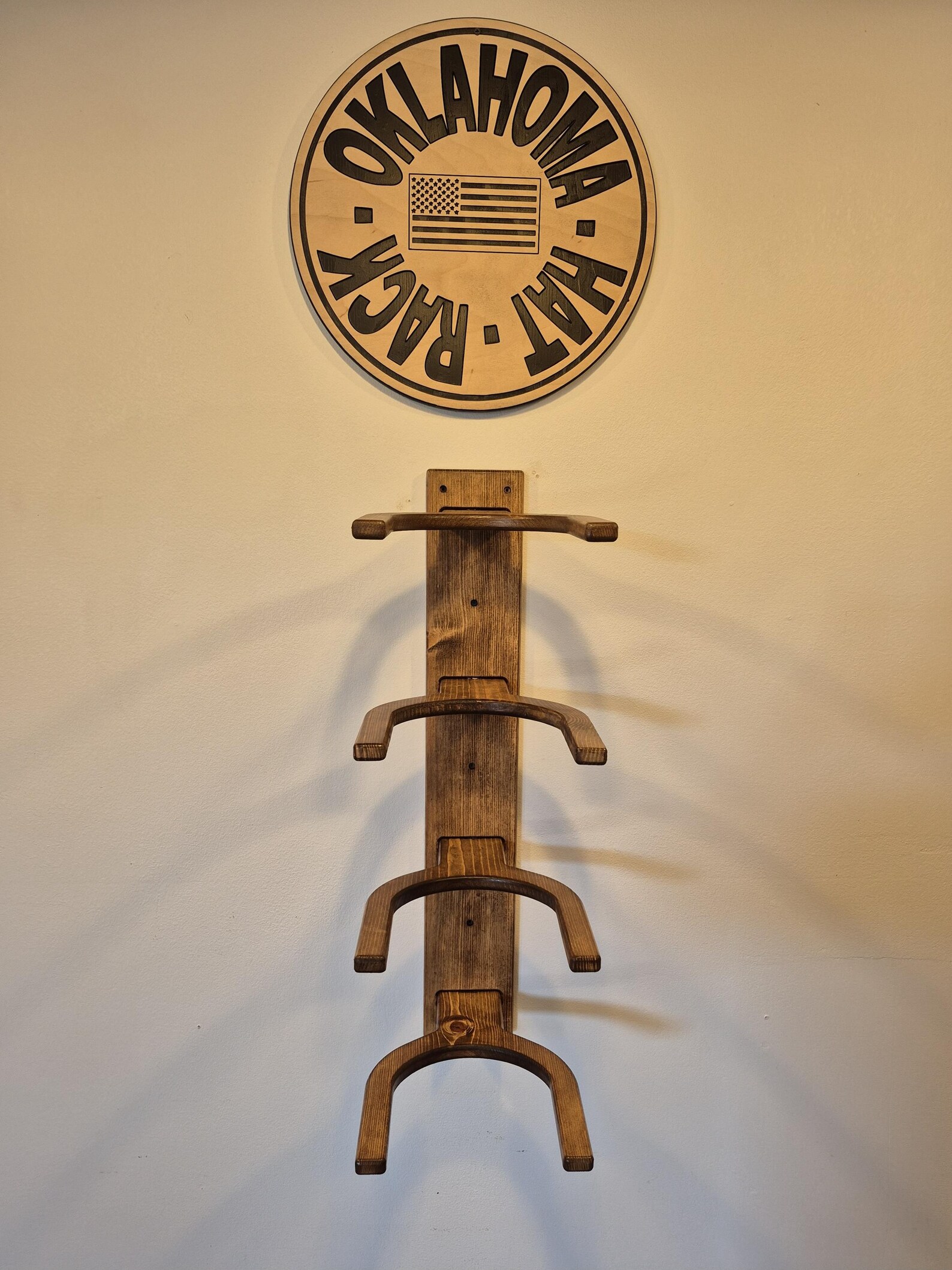 Eagle Hat Rack Cowboy Hat Rack - Triple - Etsy