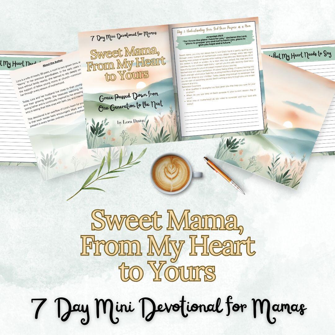 Encouragement for Moms • 7-day Christian Devotional Printable ...