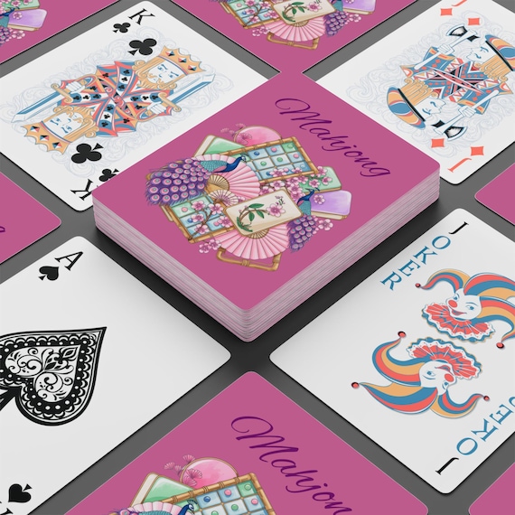 Mahjong Playing Cards Mahjong Lover Gift Mahjong Game Night Cards Mahjong Gift Mahjong Party Gift Mahjong Hostess Gift Mahjong Accessories
