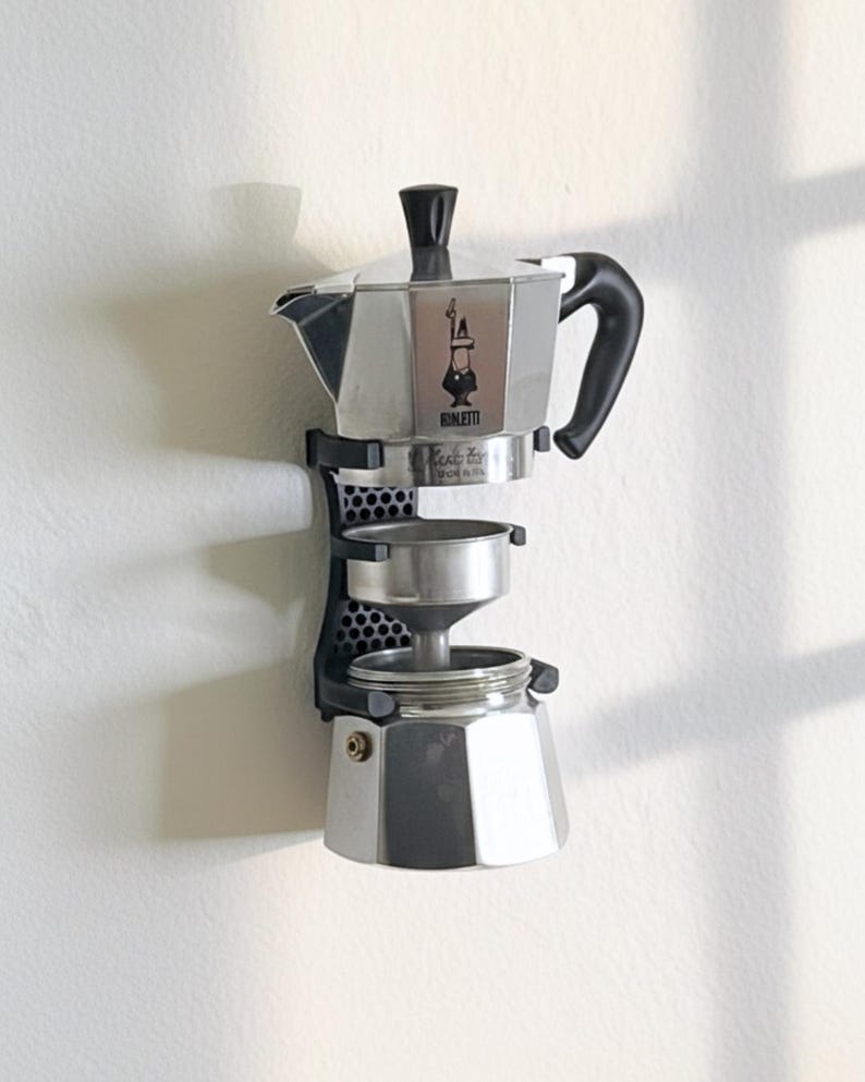 Moka Pot Wall Mount - Bialetti Holder
