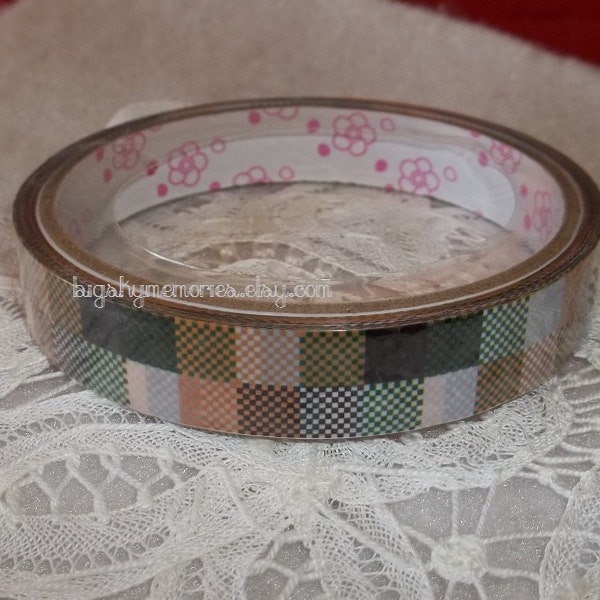 Decotape Kawaii Autumn Checkerboard 15m