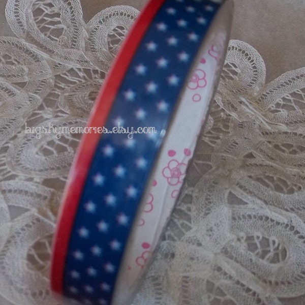 Decotape Kawaii Stars and Stripes 15m Kawaii