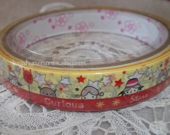 Deco Tape Kawaii Curious Children 15m