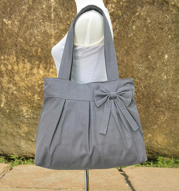 Gray canvas tote bag feminist canvas shoulder bag vegan purse Etsy