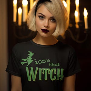 Witch Halloween T-shirt Gift Fall Tee Funny Soft-style Shirt for Her Halloween Shirt for Women Witchy Tee Gift for Her