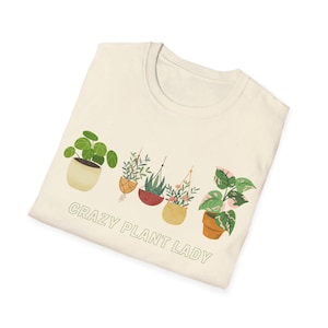 Plant Lover&#39;s Unisex T-Shirt, Softstyle Tee for Gardeners, Eco-Friendly Gift, Houseplant Enthusiast Apparel, Perfect for Nature Lovers