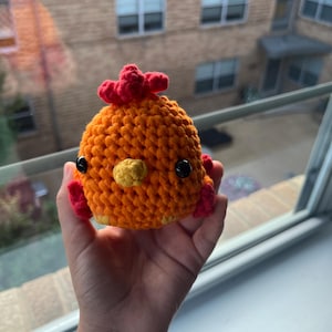Handmade Phoenix Plush Toy - Mythical Firebird Amigurumi - Crochet Fantasy Creature Gift
