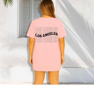 Los Angeles Shirt, LA Shirt, Los Angeles apparel, Graphic T Shirt, Vintage T Shirt, Oversized T Shirt, Custom T shirt, Printed T Shirt