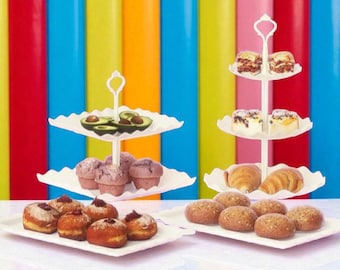 XIXIMENG Confezione da 2 supporti per cupcake per 24
