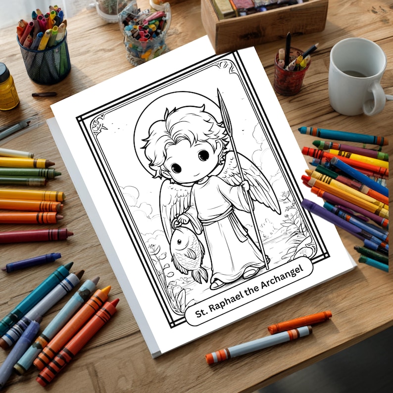 Catholic Saints Coloring Book Pages Printable Kids Activity Sheets ...